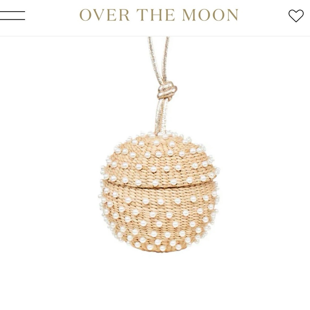 Poolside disco ball bag with pearls